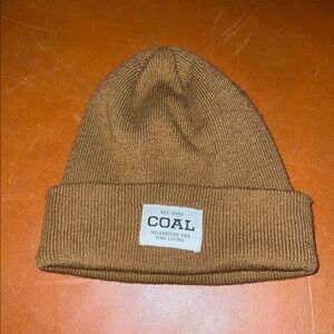 Coal Mustard Knit Beanie